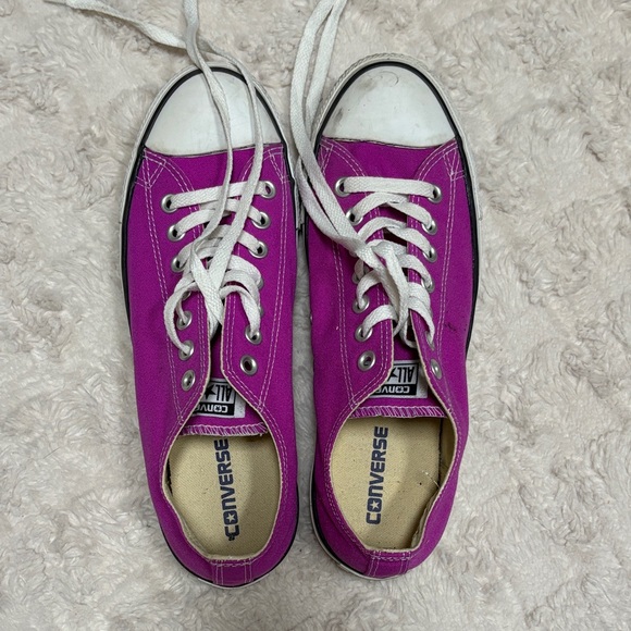 Converse Pink Canvas Sneakers - Picture 3 of 4